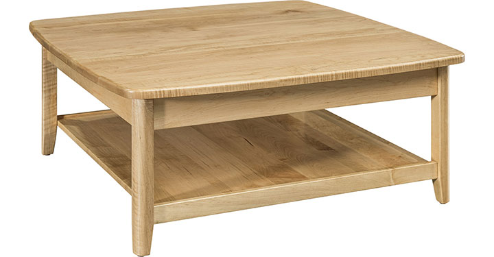 Archbold Furniture Amish Essentials Carson Square Coffee Table No Drawer 4823