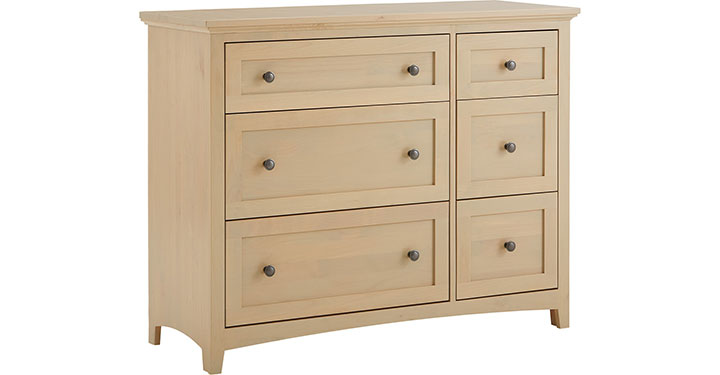 Archbold Furniture Emmerson 6 Drawer Combo Dresser 67261