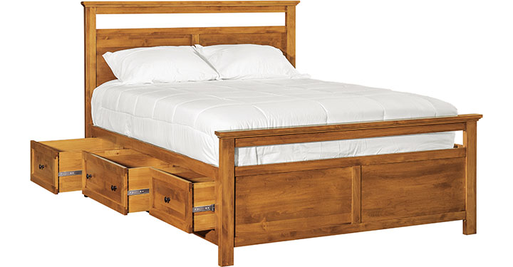 Archbold Furniture Emmerson Queen Bed Storage Pedestals 67298, 67320, 62370