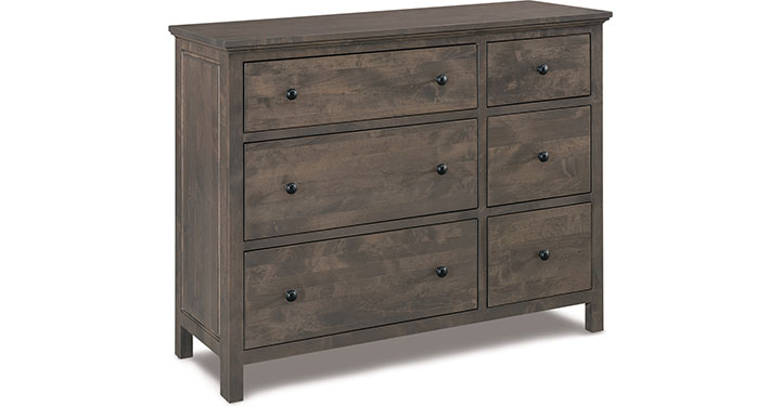 Archbold Furniture Heritage 6 Drawer Combo Dresser 62261