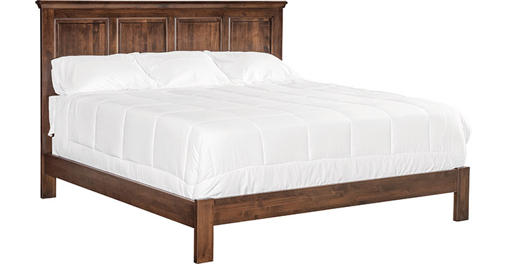 Archbold Furniture Heritage Raised Panel King Bed Low Footboard 61299 612991
