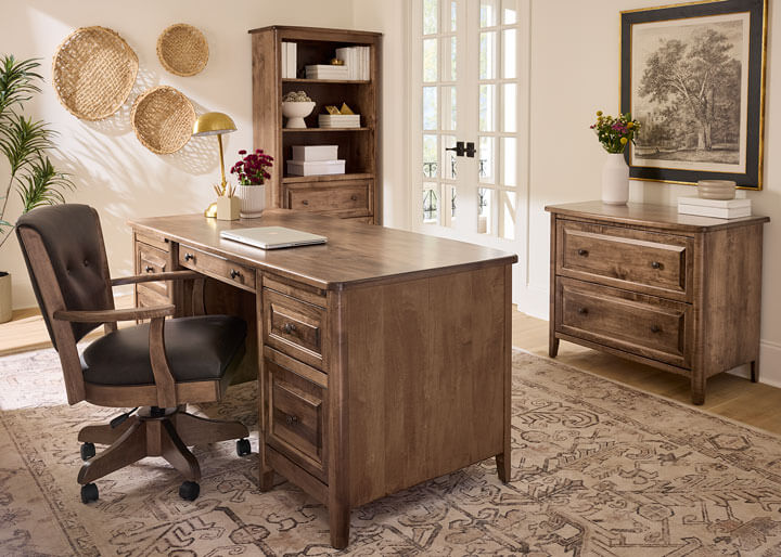 Archbold Furniture Amish Essentials Carson Home Office Collection