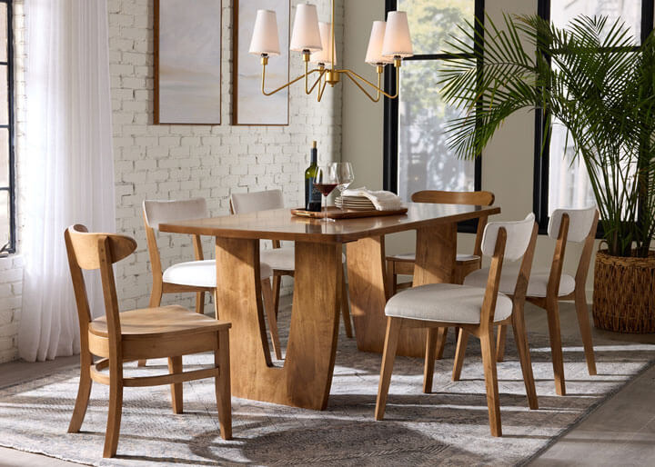 Archbold Furniture Amish Essentials Modern Maple Dining Collection