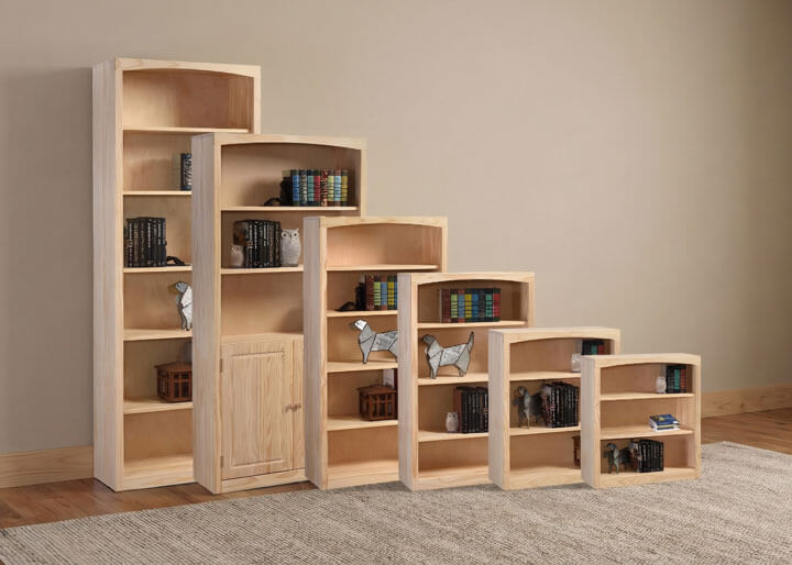Archbold Furniture Pine Bookcase Collection