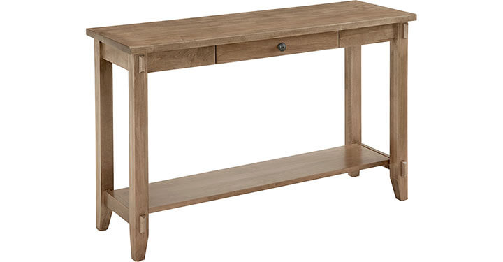 Archbold Furniture Amish Essentials Maple Mission Sofa Table 4912
