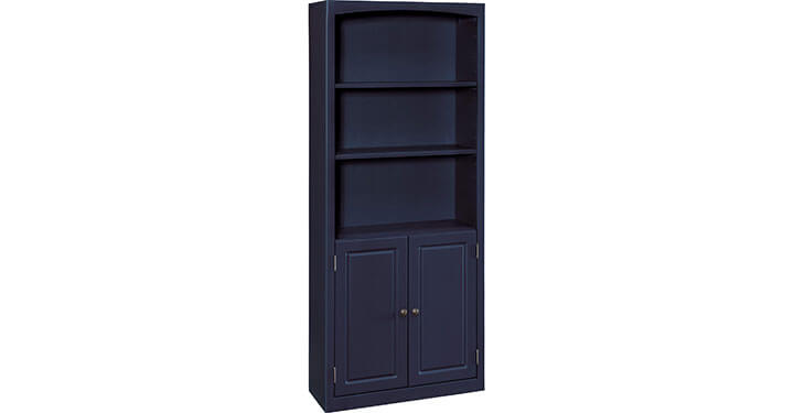 Archbold Furniture Pine Bookcase 30x72 Doors 3072D