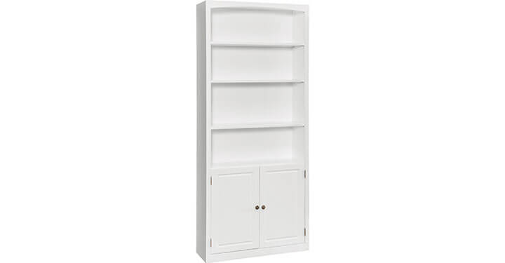 Archbold Furniture Pine Bookcase 36x84 Doors 3684D