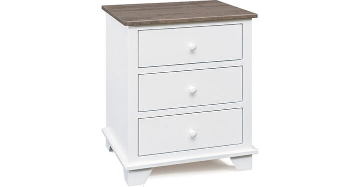 Archbold Furniture Portland 3 Drawer Wide Nightstand 51231