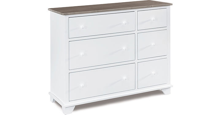Archbold Furniture Portland 6 Drawer Combo Dresser 51261