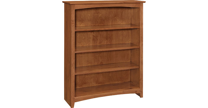Archbold Furniture Alder Bookcase 36x48 63648