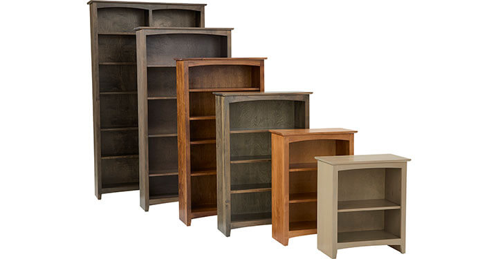 Archbold Furniture Alder Bookcase 48x48 64848