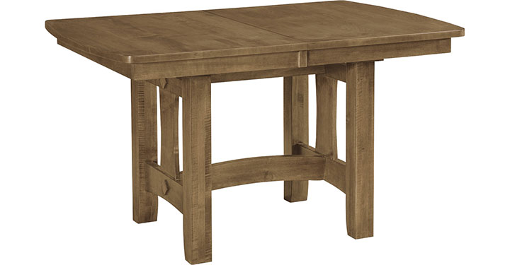 Archbold Furniture Amish Essentials Hawthorne Trestle Table 36x54 Solid Top 4323654 432B02 432B0254S
