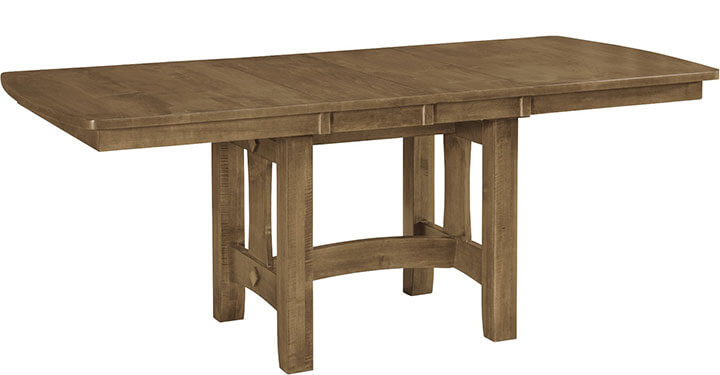 Archbold Furniture Amish Essentials Hawthorne Trestle Table 36x54 Top with 2 12 Inch Leaves 4323655 432B02 432B0254S