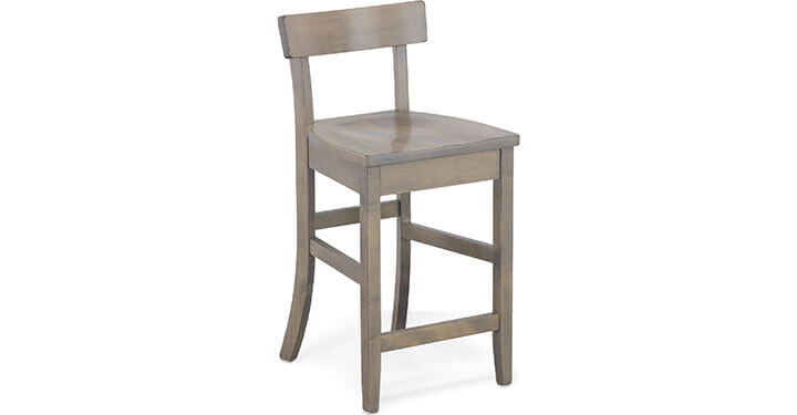 Archbold Furniture Amish Essentials Maple Aiden Back Rest Stool 41051