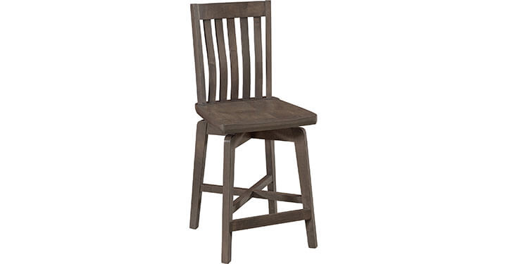 Archbold Furniture Amish Essentials Maple Colton Swivel Stool 46018