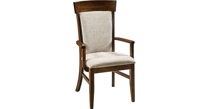 Archbold Furniture Amish Essentials Maple Hudson Upholstered Arm Chair 42021