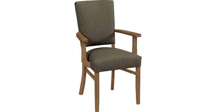 Archbold Furniture Amish Essentials Maple Sydney Upholstered Arm Chair 42020