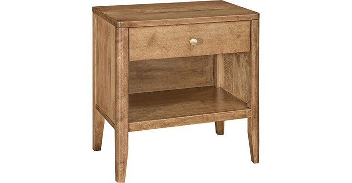 Archbold Furniture Amish Essentials Warren 1 Drawer Nightstand 43411