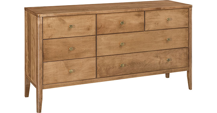 Archbold Furniture Amish Essentials Warren 7 Drawer Dresser 43071