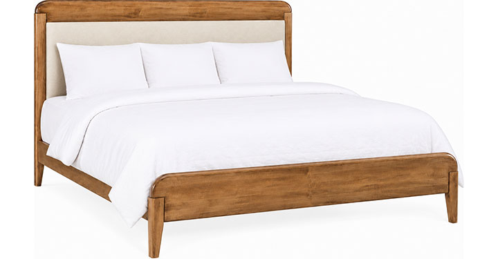 Archbold Furniture Amish Essentials Warren Platform Upholstered King Bed 43299 432993 632994