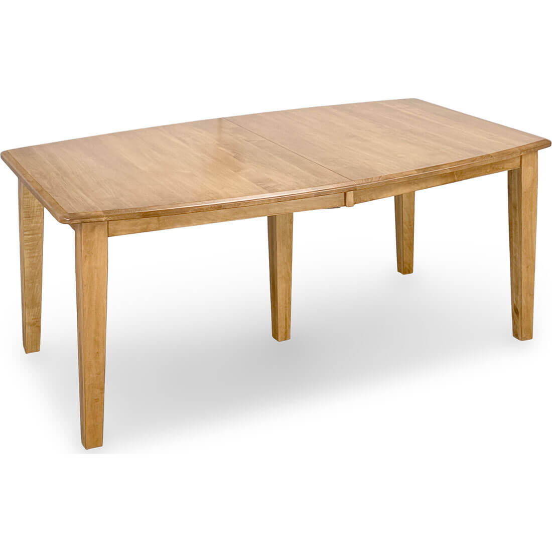 Archbold Furniture Amish Essentials 42x72 Boat Shape Top with 4 18 Inch Leaves Shaker Taper Leg Table 2