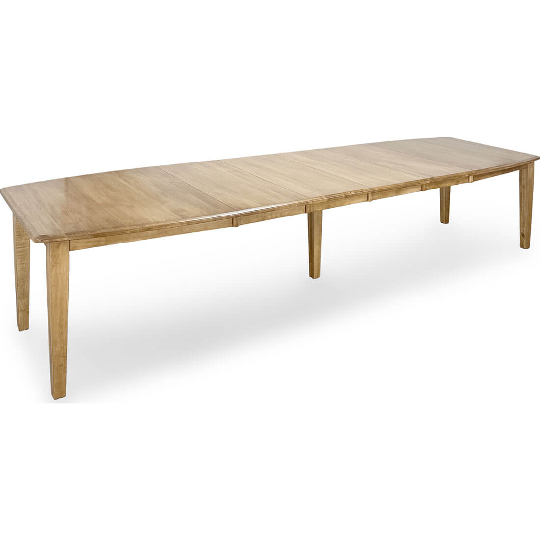 Archbold Furniture Amish Essentials 42x72 Boat Shape Top with 4 18 Inch Leaves Shaker Taper Leg Table 4234272 4214218 420L01 400L01