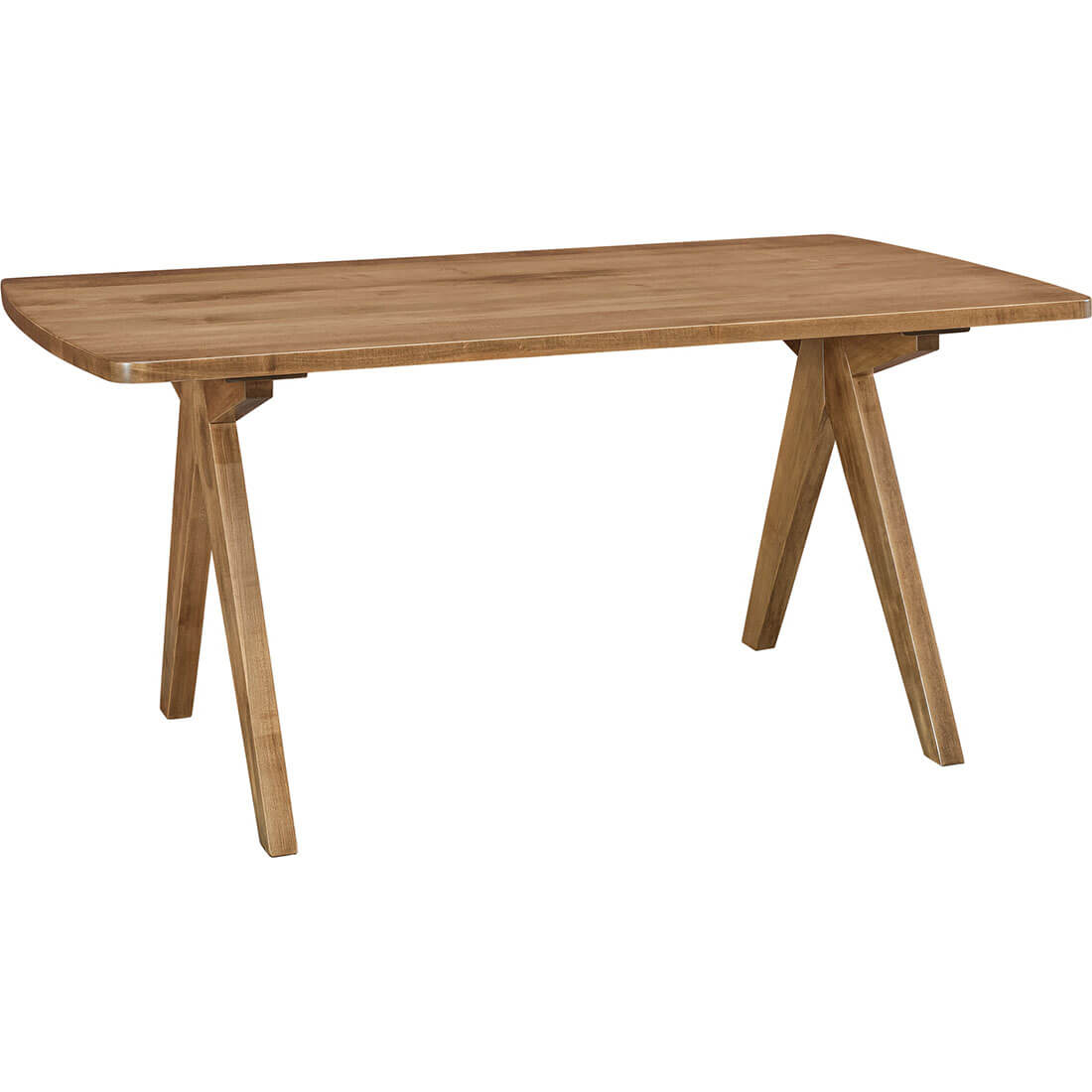 Archbold Furniture Amish Essentials Charlotte Trestle Table 4033672T 400B01