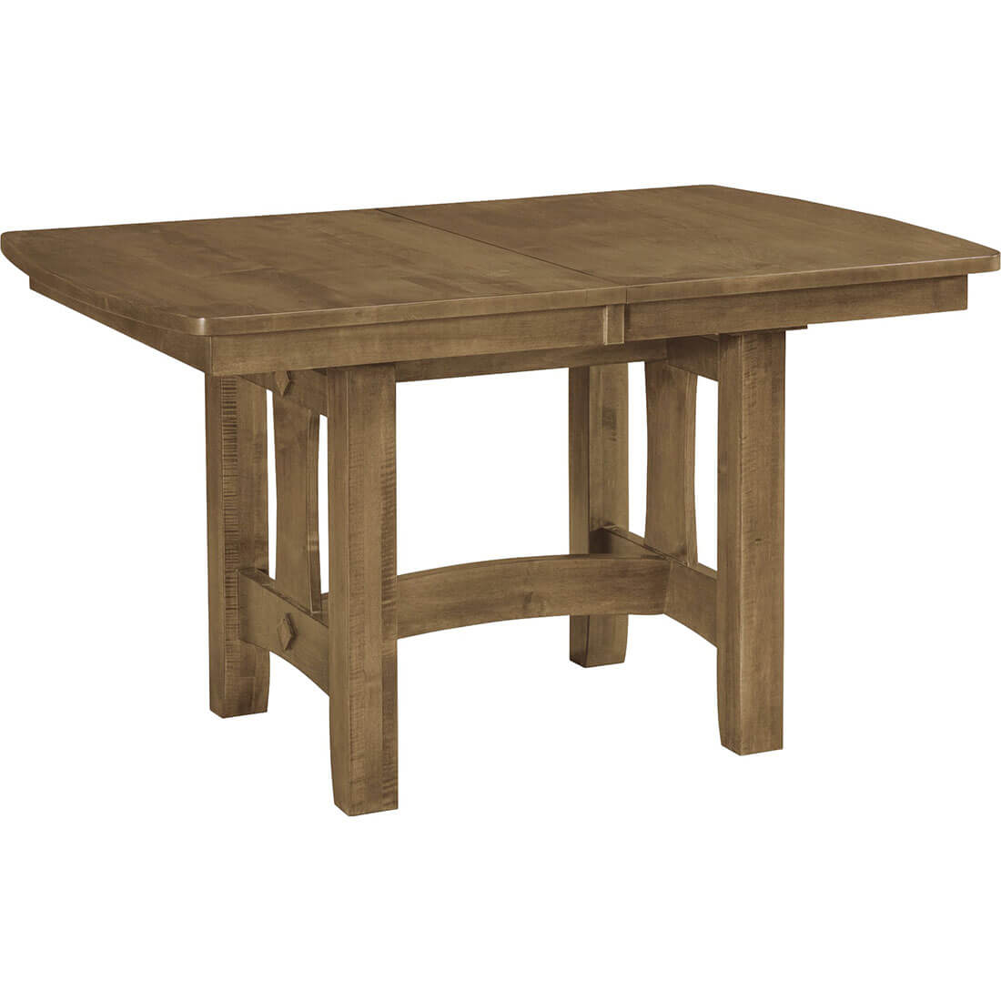 Archbold Furniture Amish Essentials Hawthorne Trestle Table 36x54 Top with 2 12 Inch Leaves 2