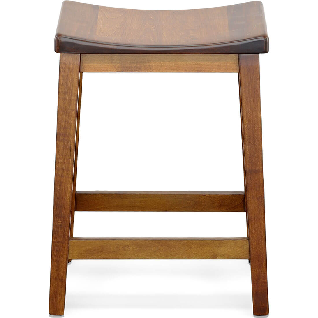 Archbold Furniture Amish Essentials Maple Adam Saddle Stool 2