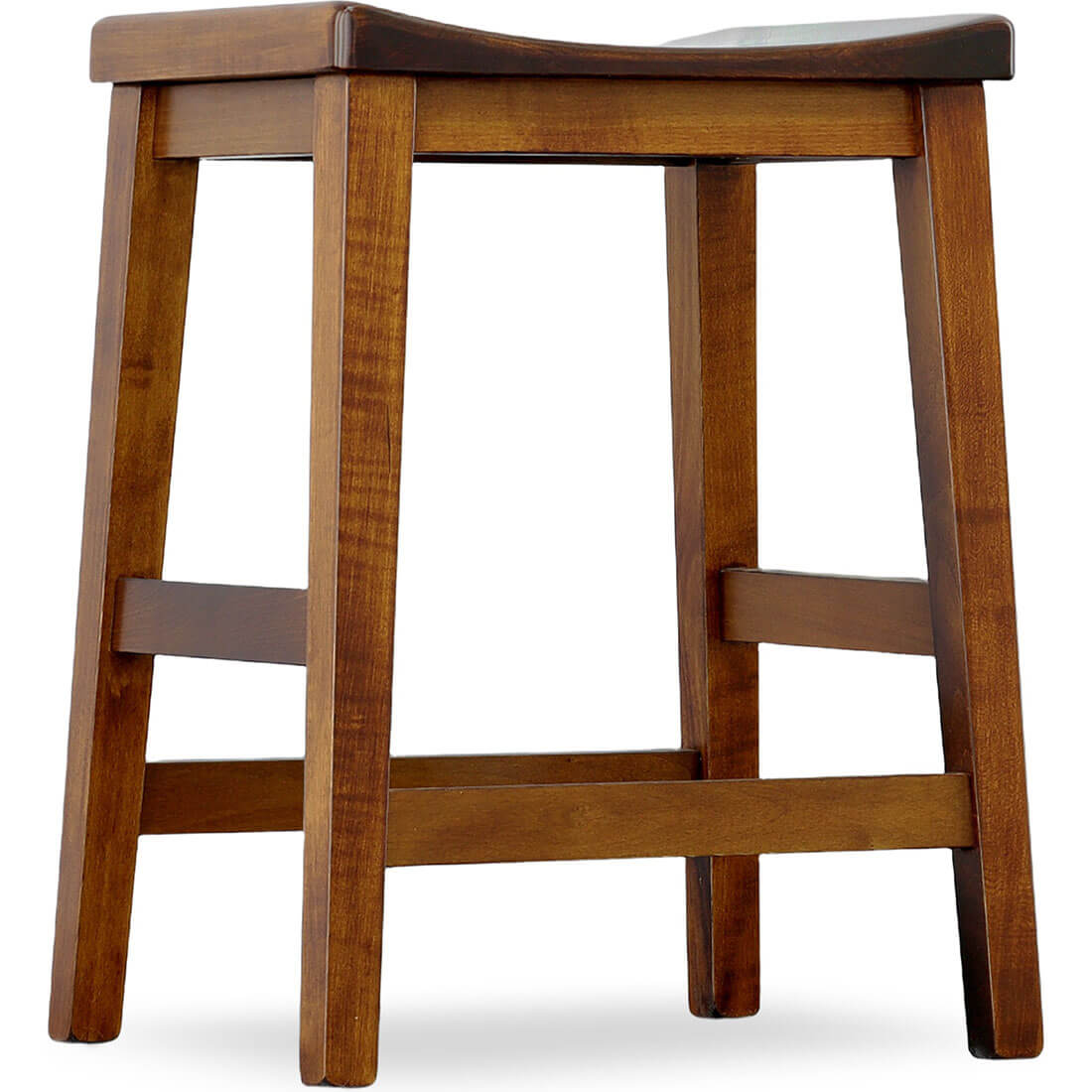 Archbold Furniture Amish Essentials Maple Adam Saddle Stool 3