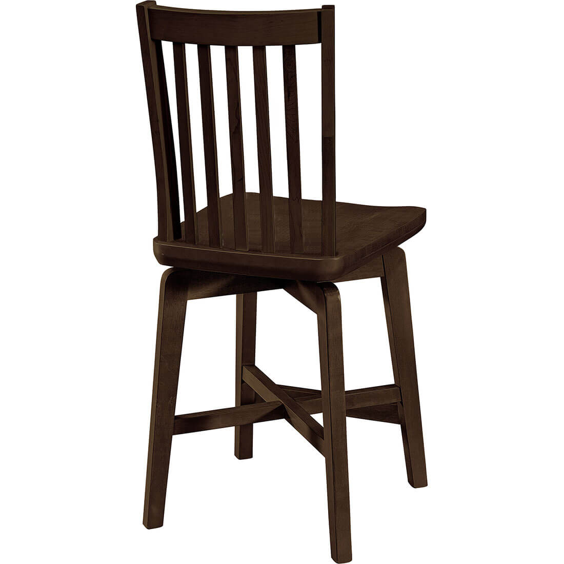 Archbold Furniture Amish Essentials Maple Alex Swivel Stool 2