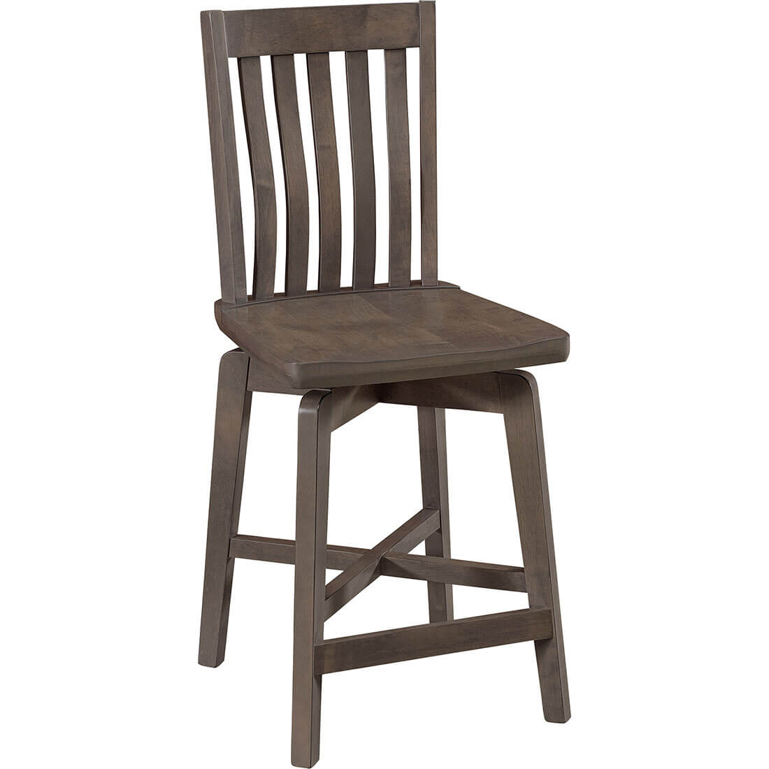 Archbold Furniture Amish Essentials Maple Colton Swivel Stool 46018