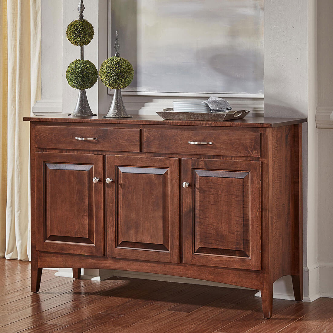Archbold Furniture Amish Essentials Maple Dining 3 Door Server 3