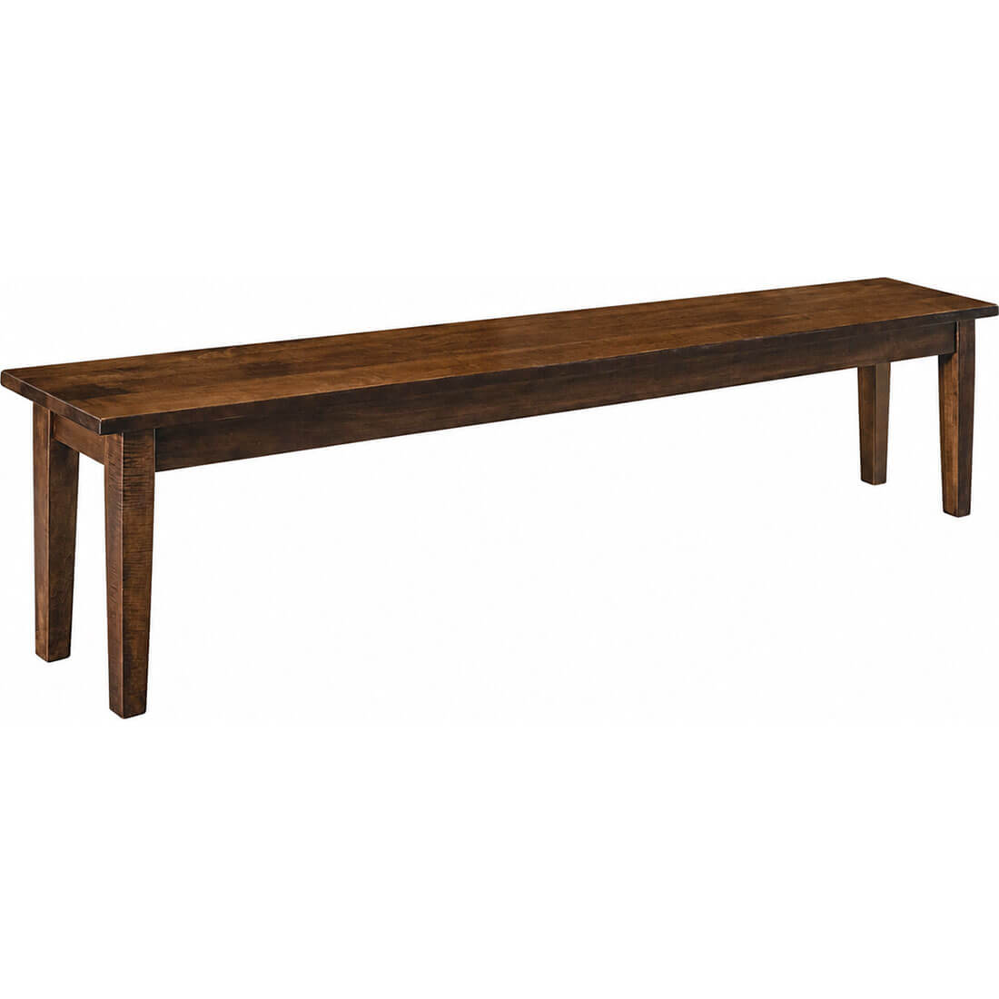 Archbold Furniture Amish Essentials Maple Solid Top Bench 12x72 4011272