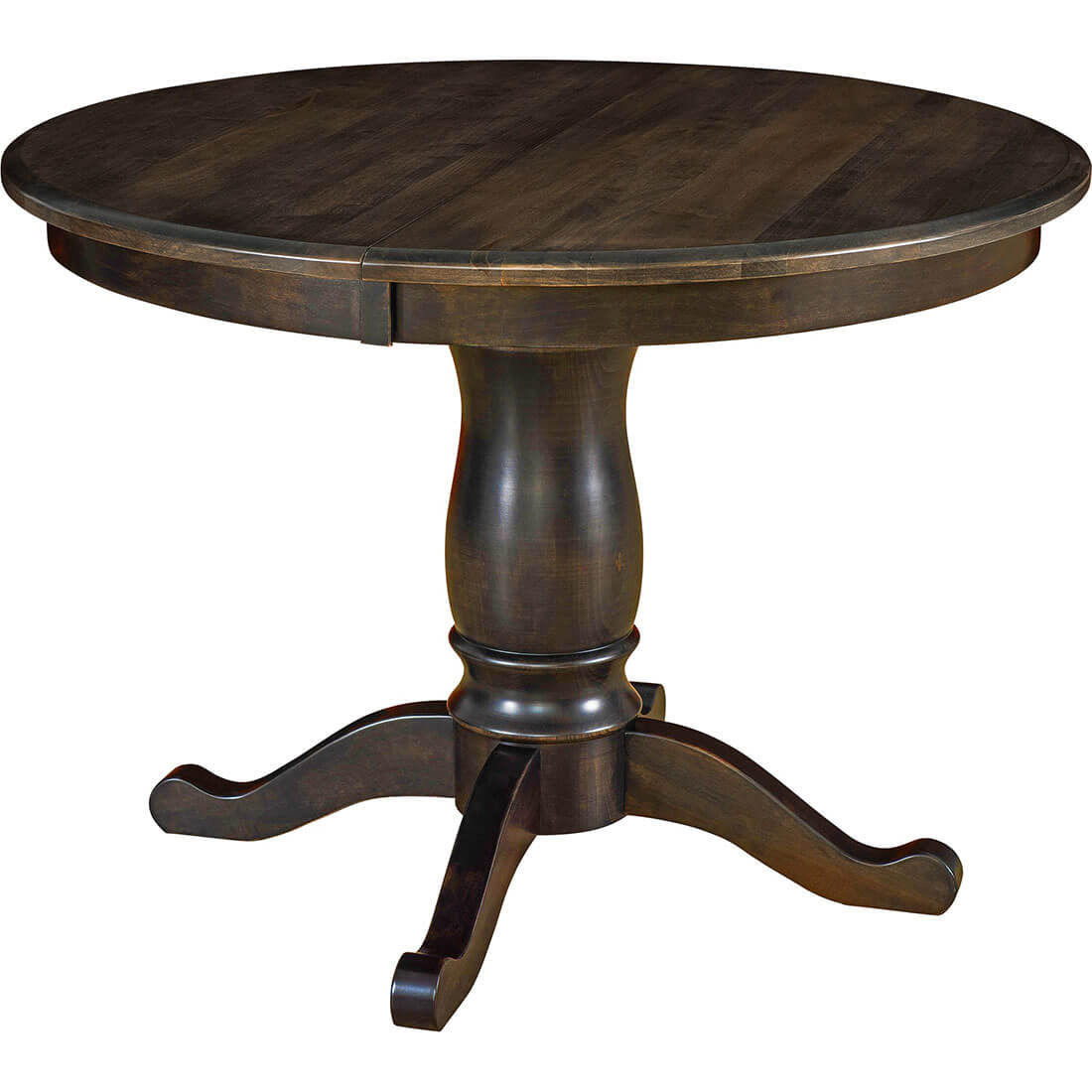 Archbold Furniture Amish Essentials Rebecca Pedestal Table 4074242T 4084242B