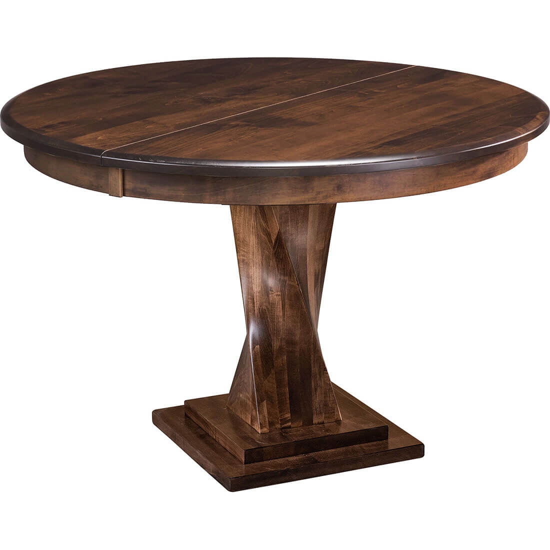 Archbold Furniture Amish Essentials Twist Pedestal Table 4074242T 4094242B