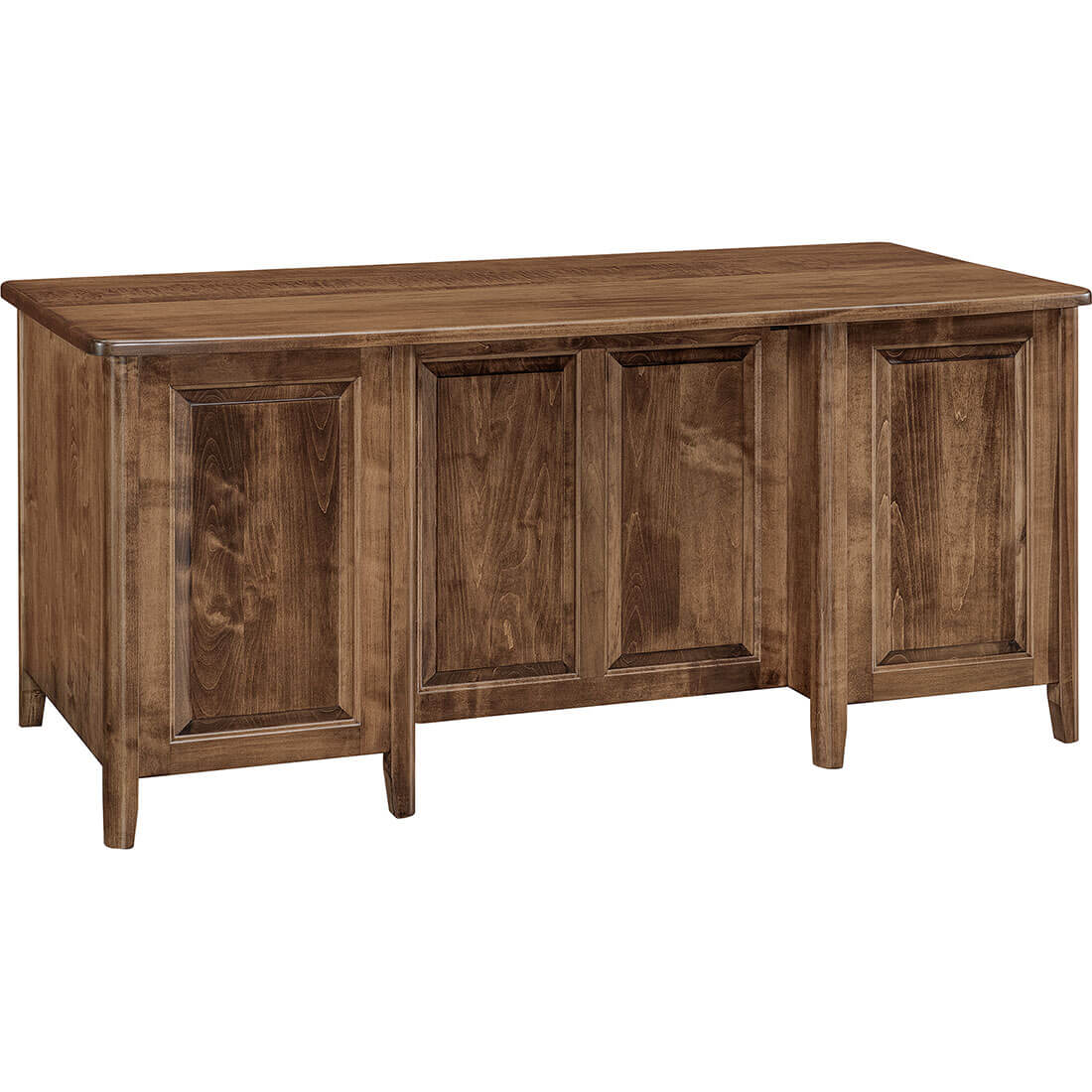 Archbold Furniture Amish Essentials Carson 5 Drawer Executive Desk 2