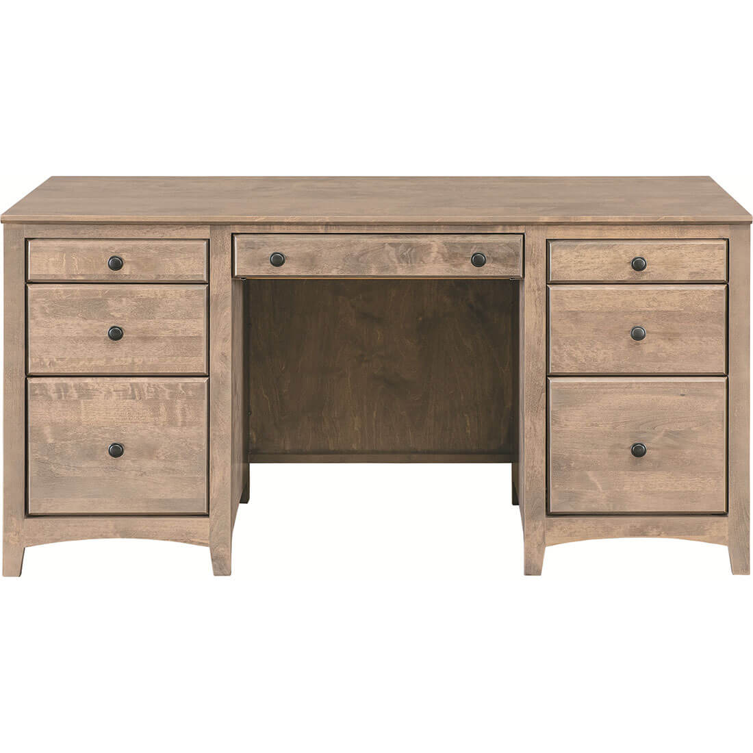 Archbold Furniture Double Pedestal Desk 3