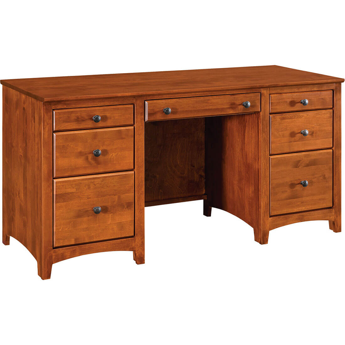 Archbold Furniture Double Pedestal Desk 6508