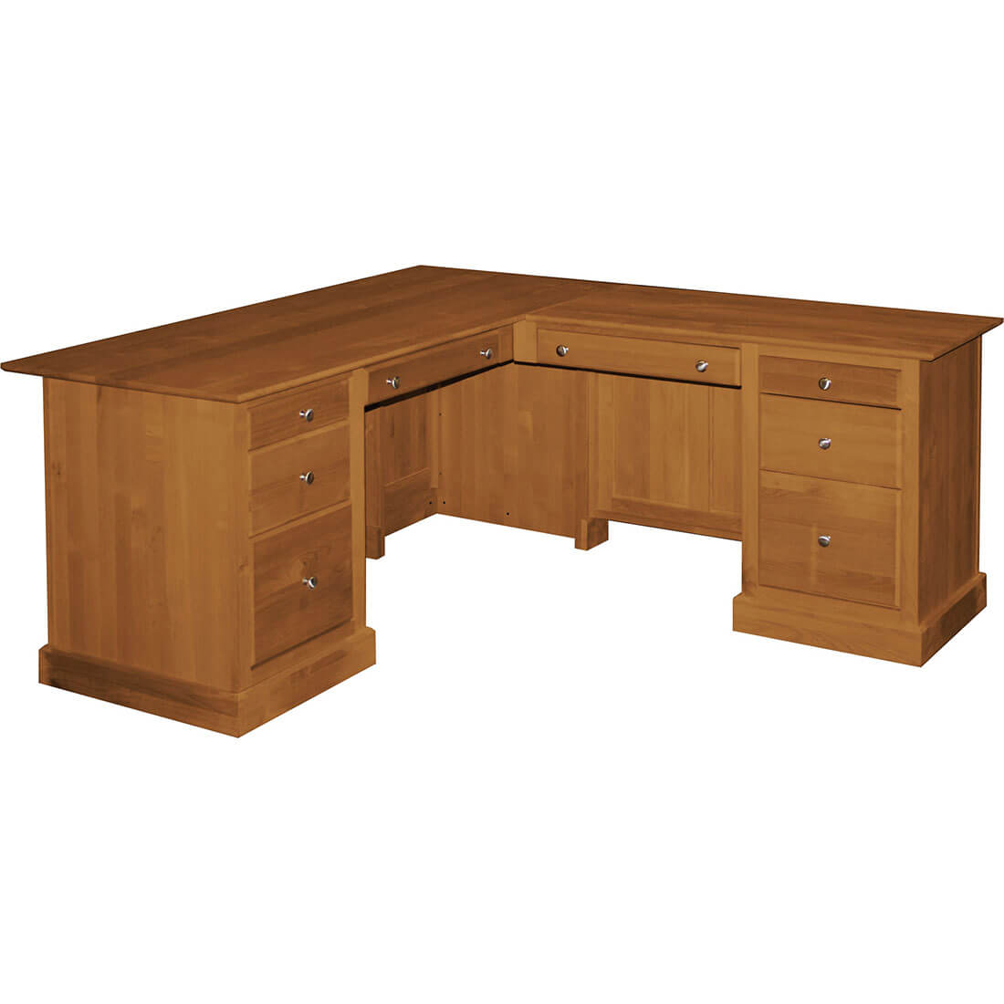 Archbold Furniture Executive Desk for Return 6550