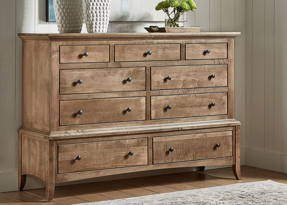 Finished Solid Wood Furniture Showcasing Archbold Furniture Craftsmanship