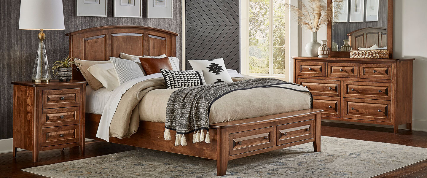 Archbold Furniture Amish Essentials Carson Bedroom Collection