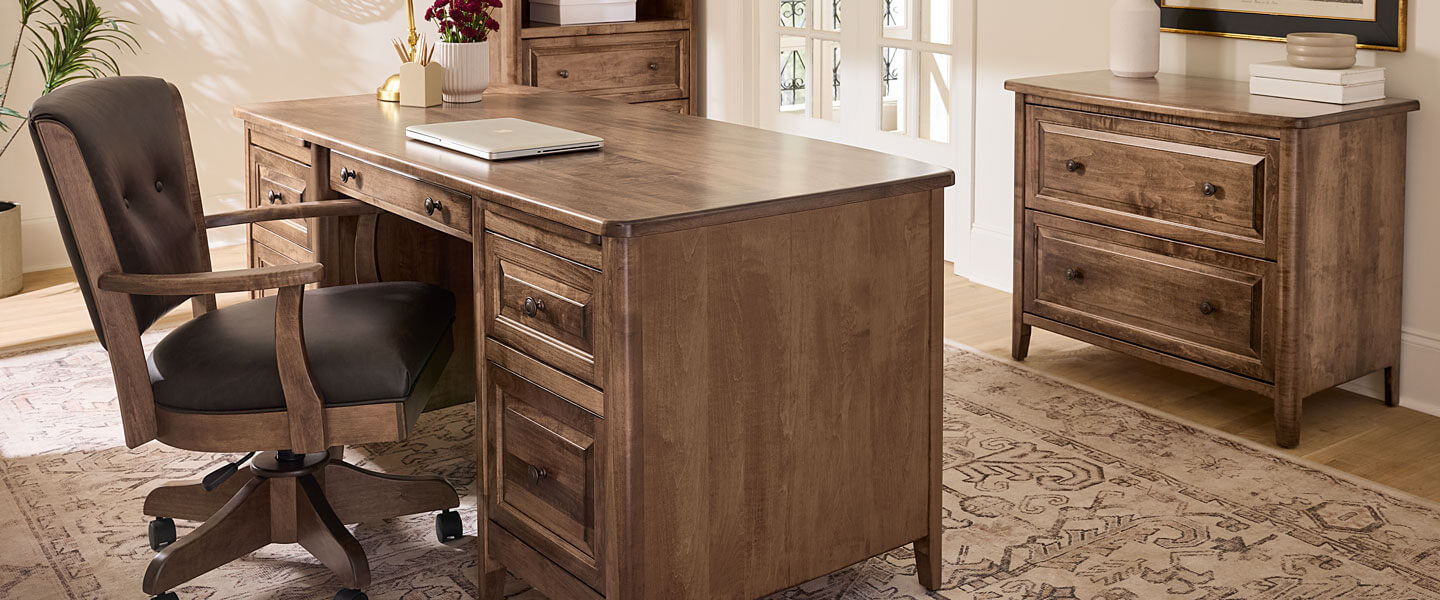 Archbold Furniture Amish Essentials Carson Home Office Collection