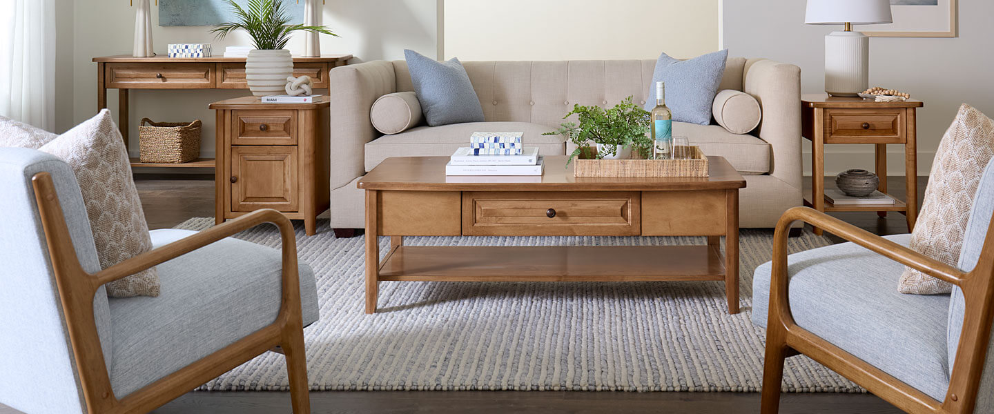 Archbold Furniture Amish Essentials Carson Living Room Collection