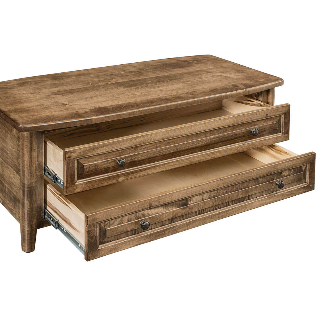 Archbold Furniture Amish Essentials Carson Enclosed Coffee Table Feature