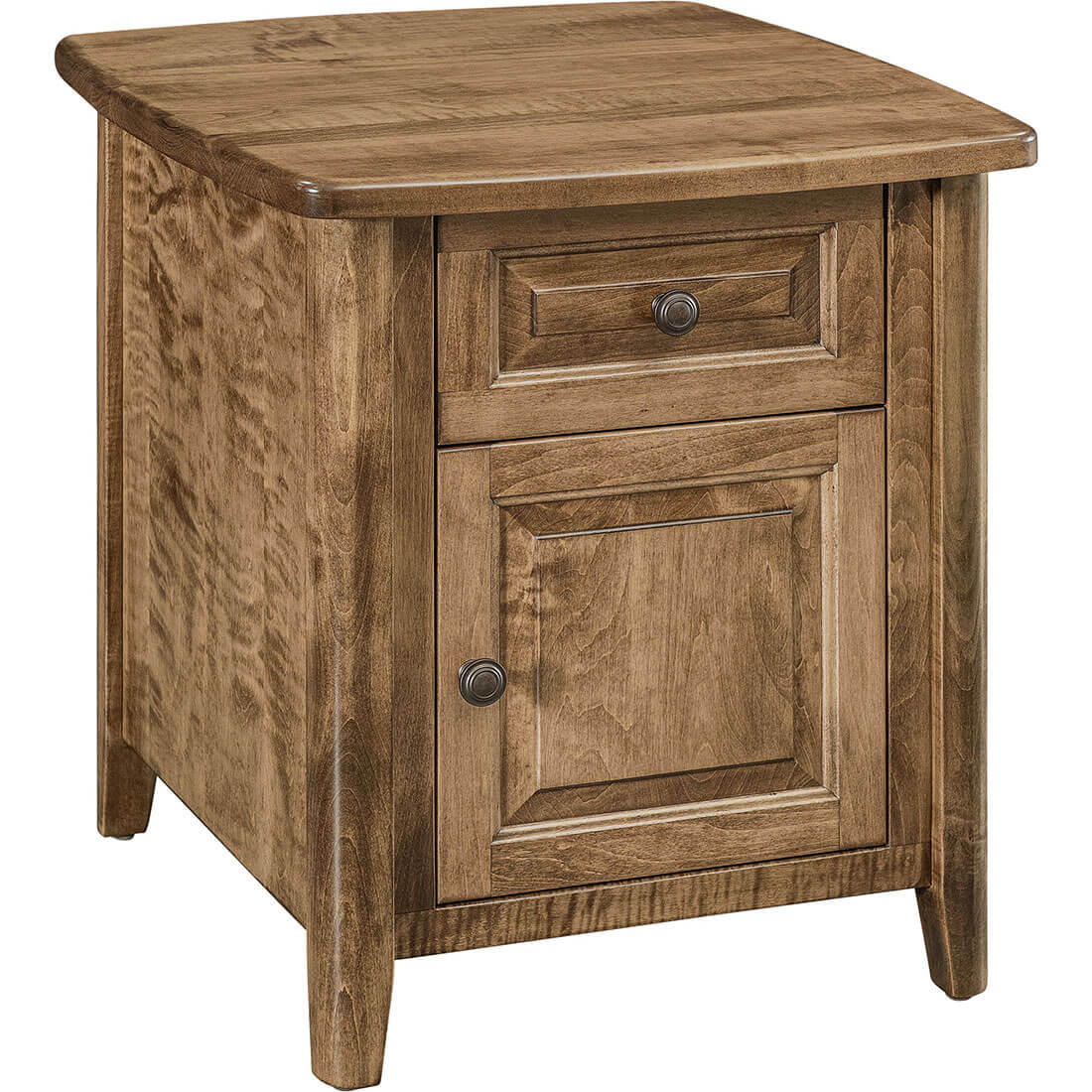 Archbold Furniture Amish Essentials Carson Enclosed End Table 4821