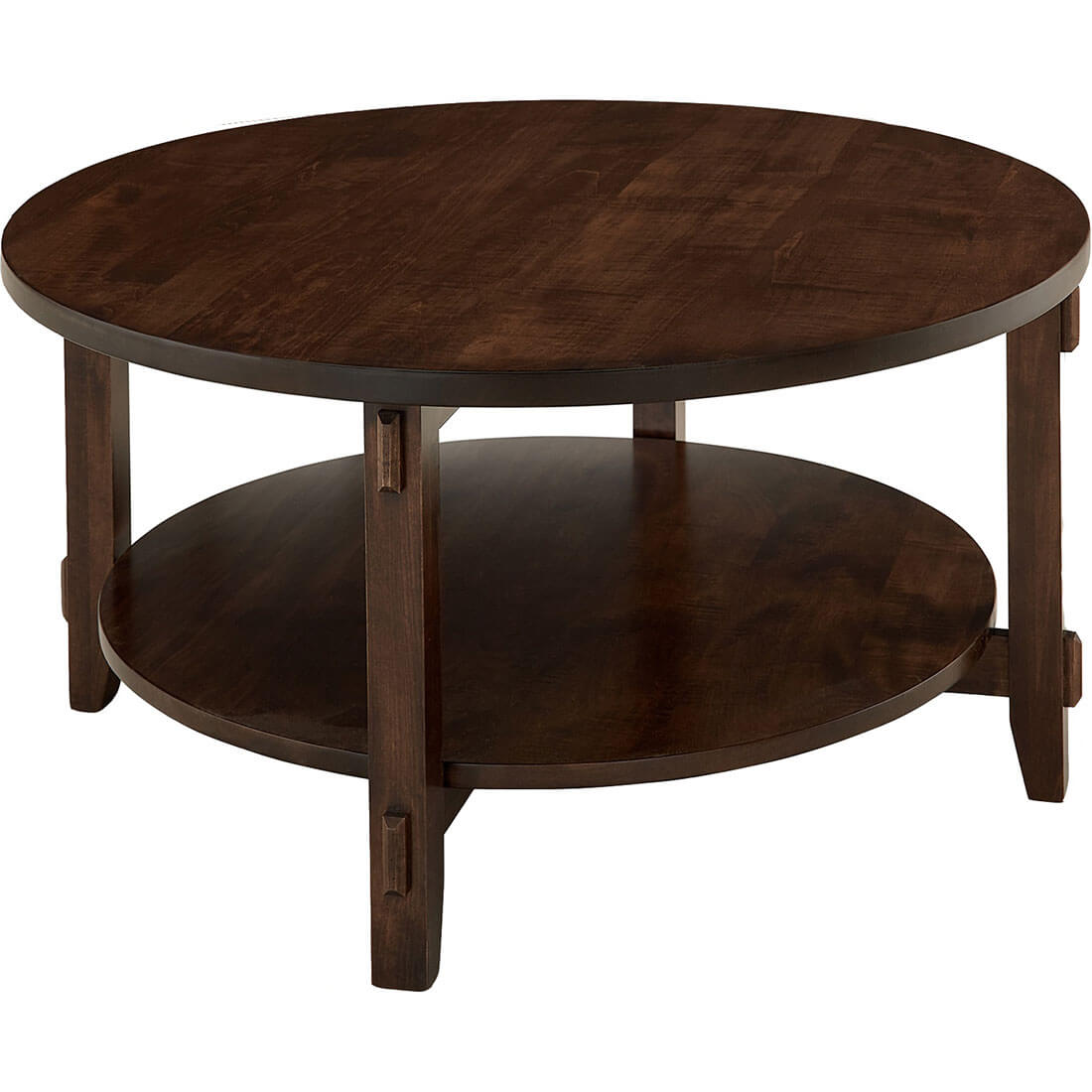 Archbold Furniture Amish Essentials Maple Mission Round Coffee Table 4703