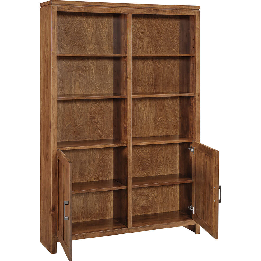 Archbold Furniture 2 West Bookcase 48x72 Doors 2