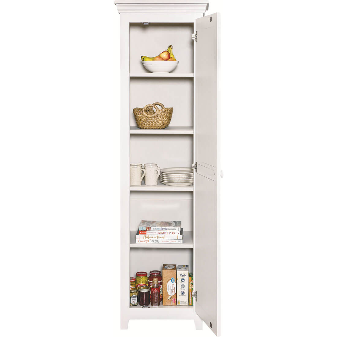 Archbold Furniture 72 Inch 1 Door Pantry 3