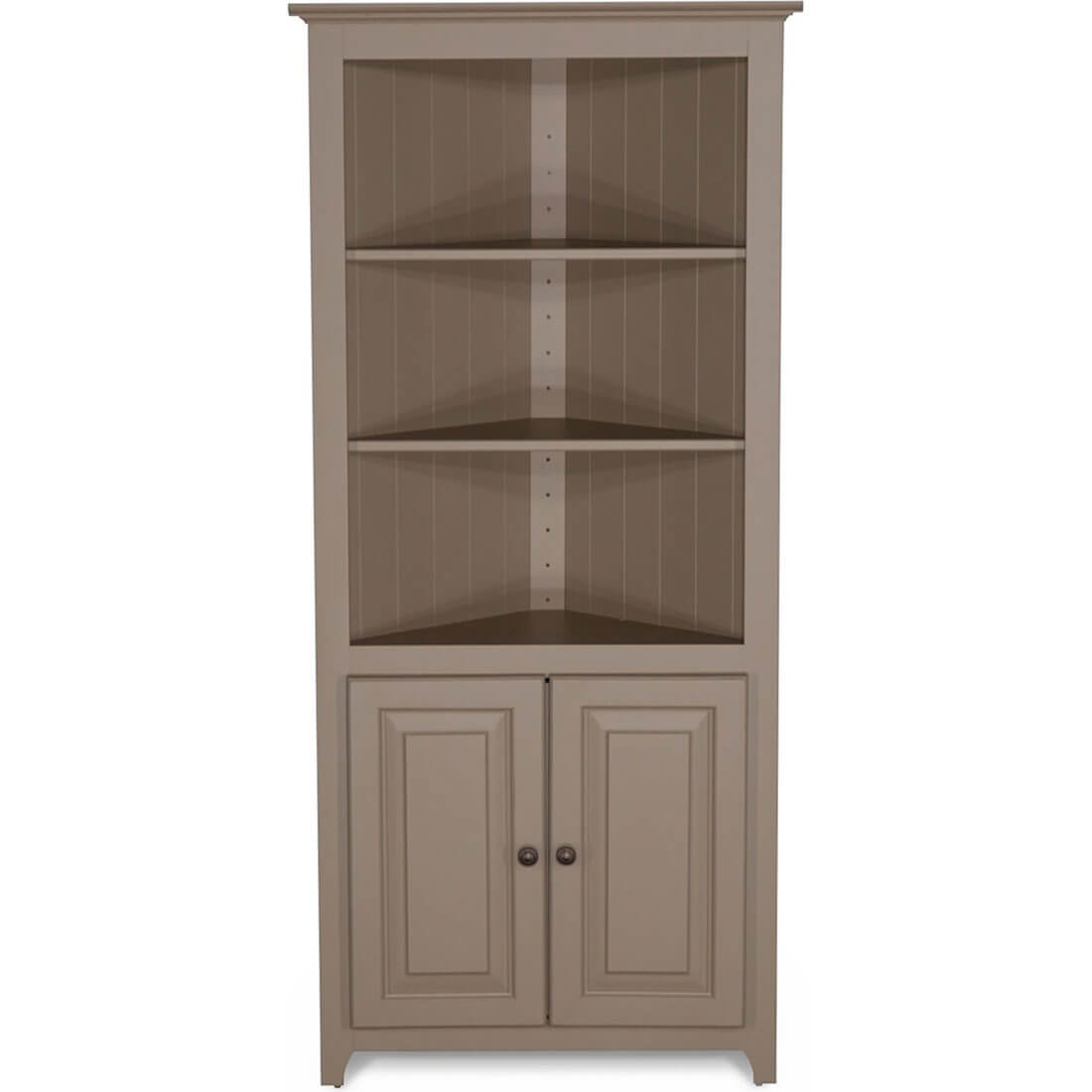Archbold Furniture 72 Inch Pine Corner Bottom Doors 73272